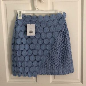 Blue Topshop short skirt